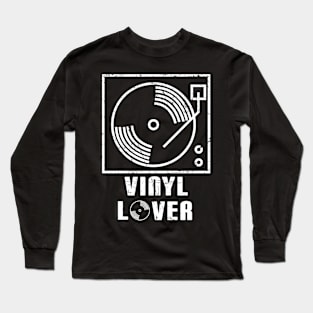 Vinyl Lover for Record Collector Long Sleeve T-Shirt